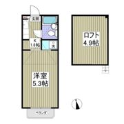 ライトサーム久米川の間取り画像