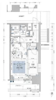 プレサンス ロジェ 丸の内 CENTRAL CASAの間取り画像