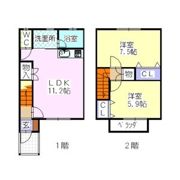 アプト柚ノ木の間取り画像