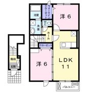 ユニゾンⅣの間取り画像