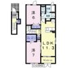 メディオ サルーテ Aの間取り画像