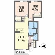 フェリシード サリーチェの間取り画像