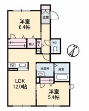 シャーメゾン田村町の間取り画像