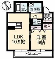 ウィステリア新涯の間取り画像