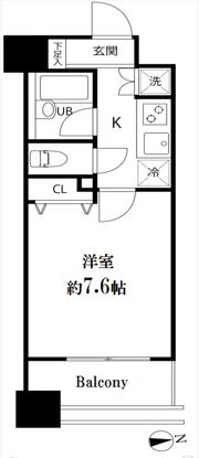 スペーシア秋葉原の間取り画像