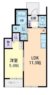 クラシードの間取り画像
