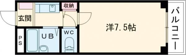 エスポワール新金岡の間取り画像