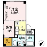 コーポラス・富田の間取り画像