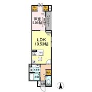 アンジュール舟渡の間取り画像