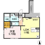 アンジュール舟渡の間取り画像