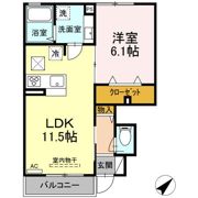 エクセリア上石原の間取り画像