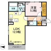 アクシス西本町の間取り画像