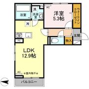 アクシス西本町の間取り画像