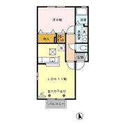 グラシュー・Mの間取り画像