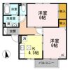 ボナール・ナカザワ Bの間取り画像