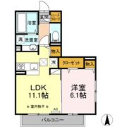コラージュななせの間取り画像