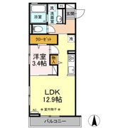 コラージュななせの間取り画像