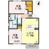 ネオハイツ ホウゲツ Aの間取り画像
