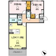 アムール宇土の間取り画像