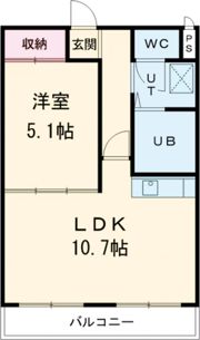KC中の島の間取り画像