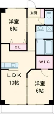 ブロードタウン神野Ⅱ A棟の間取り画像