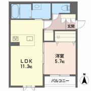 シャーメゾンおかだの間取り画像
