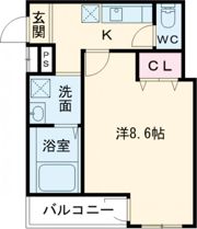 フジパレス長吉長原Ⅱ番館の間取り画像