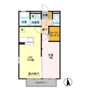 クレール上落合の間取り画像
