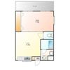 城東マンションの間取り画像