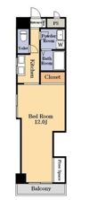 セゾン舞鶴の間取り画像