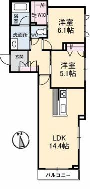 La peinture (ラ・パンテュール)の間取り画像