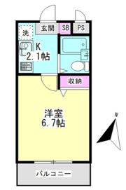 エルマーノ堀之内の間取り画像