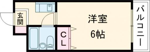 カルム新金岡の間取り画像