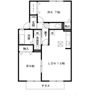 セジュールハピネス（南区） A棟の間取り画像