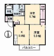 パークヒル B棟の間取り画像