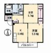 パークヒル B棟の間取り画像