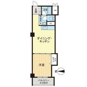 賀陽コーポラスの間取り画像