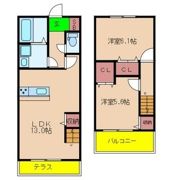 アゼーヒルの間取り画像