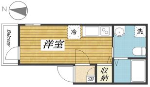 Sha l om大久保の間取り画像