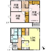 ソネット仲町台の間取り画像