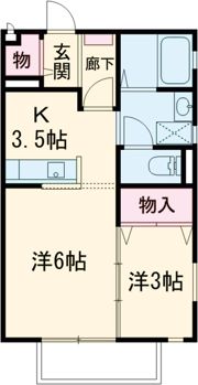 アリーナ鶴田駅南の間取り画像