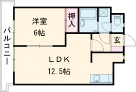 シャトレ岸の浦の間取り画像
