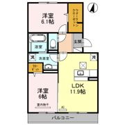 グランシャリオSの間取り画像