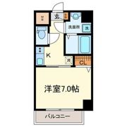 プランドール名駅の間取り画像