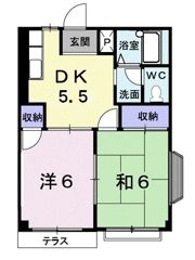 シャンブル21 Cの間取り画像