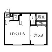 Luxe Maruyama(ラグゼマルヤマ)の間取り画像