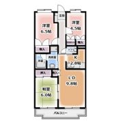 サニーコート上足の間取り画像