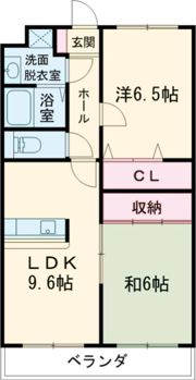 青葉ハイツ2の間取り画像