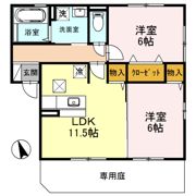 グリーンコーポ尾上の松の間取り画像