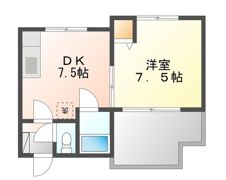 コーポ北安東の間取り画像